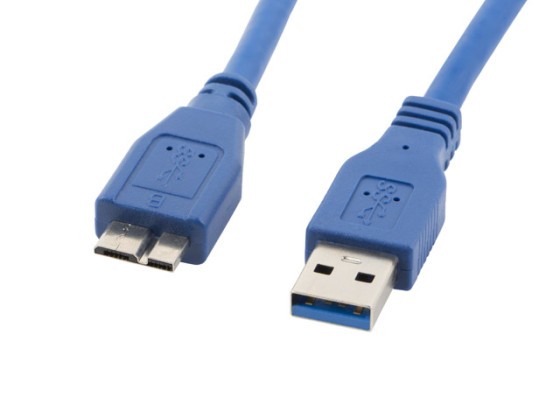 KABEL USB MICRO(M)->USB-A(M) 3.0 0.5M NIEBIESKI LANBERG