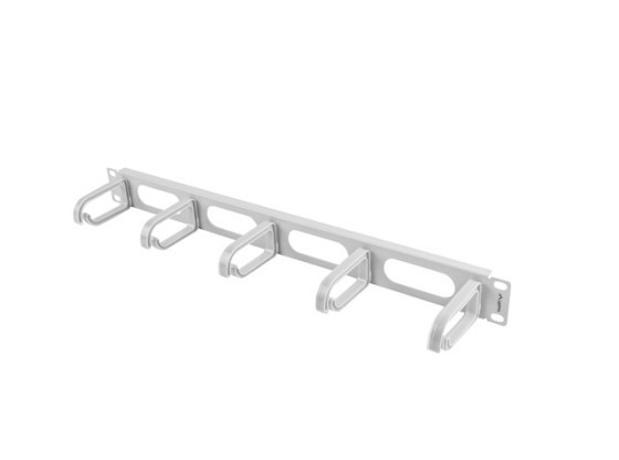 ORGANIZER KABLI 19" 1U Z 5 UCHWYTAMI TYP B SZARY LANBERG AK-1205-S