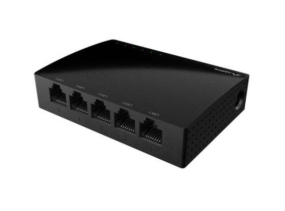 SWITCH LANBERG DSP1-1005 5X 1GB/S NIEZARZĄDZALNY GIGABIT ETHERNET DESKTOP 5V V2