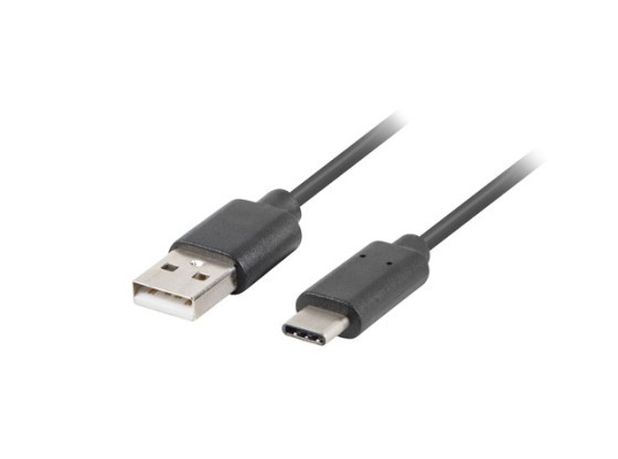 KABEL USB-C(M)->USB-A(M) 2.0 3M CZARNY LANBERG