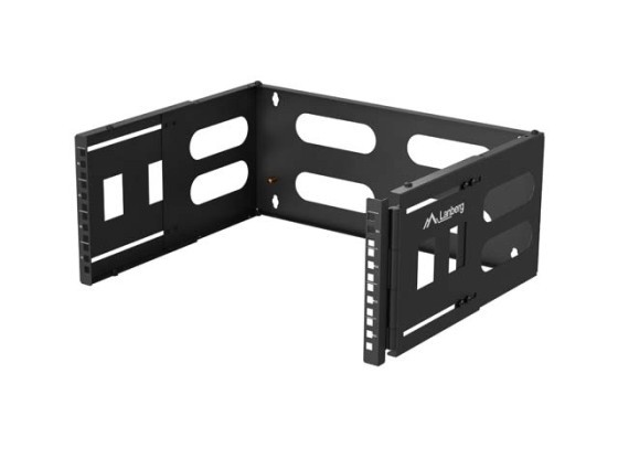 UCHWYT ŚCIENNY RACK 19" 4U 497X400/240 CZARNY LANBERG