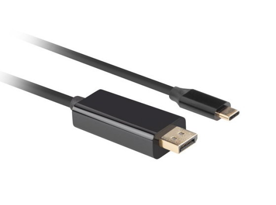 KABEL USB-C(M)->DISPLAYPORT(M) 3M 4K 60HZ CZARNY LANBERG
