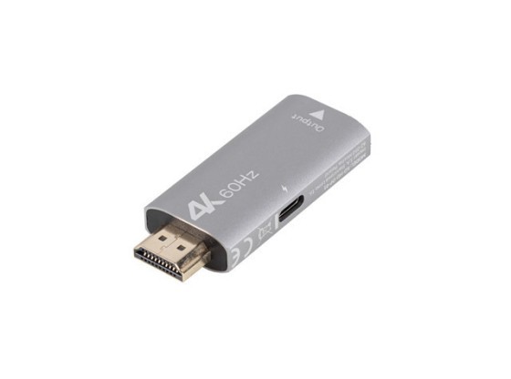 ADAPTER HDMI(M)->DISPLAYPORT(F) 4K SREBRNY LANBERG