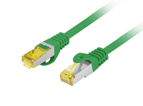 PATCHCORD KAT.6A S/FTP LSZH CU 15M ZIELONY FLUKE PASSED LANBERG