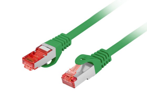 PATCHCORD KAT.6 S/FTP LSZH CU 3M ZIELONY FLUKE PASSED LANBERG
