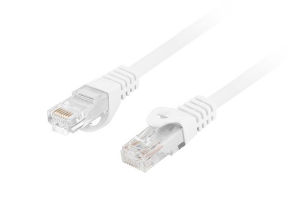 PATCHCORD KAT.6 UTP LSZH CU 5M BIAŁY FLUKE PASSED LANBERG