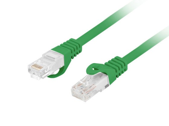 PATCHCORD KAT.6 UTP LSZH CU 1.5M ZIELONY FLUKE PASSED LANBERG