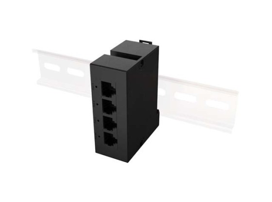 SWITCH LANBERG DIN-GE4-BT-90W 1XIN 3XOUT 1GB POE EXTENDER GIGABIT ETHERNET DIN RAIL BT 90W