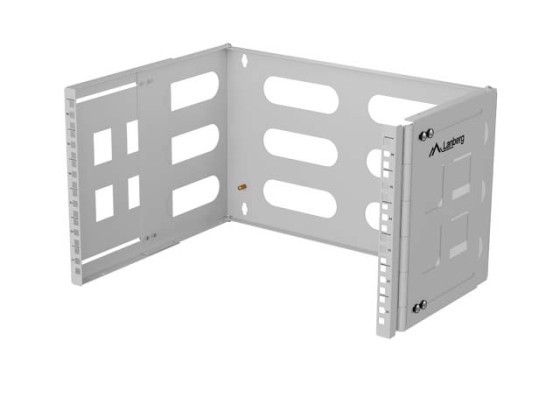 UCHWYT ŚCIENNY RACK 19" 6U 497X400/240 SZARY LANBERG