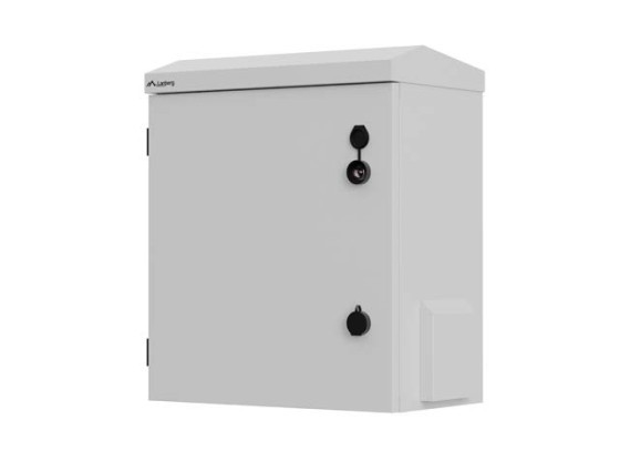 SZAFA RACK WISZĄCA 10" HERMETYCZNA IP55 MONTAŻ NA ŚCIANIE/SŁUPIE 420X300X500 SZARA LANBERG (ZŁOŻONA)