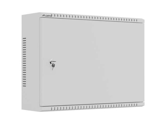 SZAFA INSTALACYJNA TPR 19" Z PŁYTĄ MESH 560X420X180 SZARA LANBERG (ZŁOŻONA)