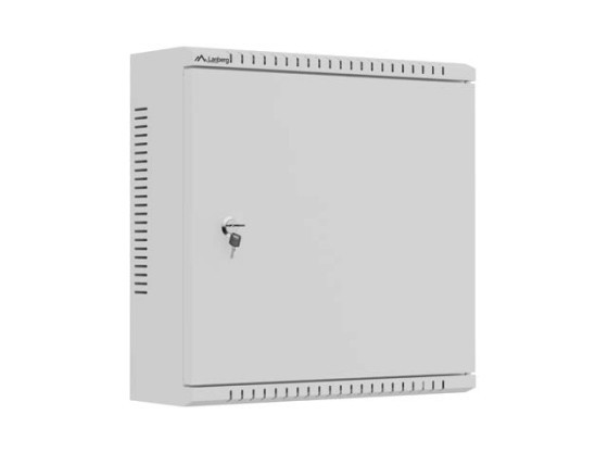 SZAFA INSTALACYJNA TPR 10" Z PŁYTĄ MESH 400X400X140 SZARA LANBERG (ZŁOŻONA)